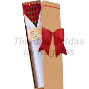 Cajas de Rosas | Cajas con Rosas | Caja de Rosas 24 - Cod:CJS24