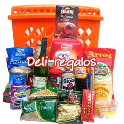 Navidad Delivery Lima | Canasta con alimentos | Caja de Viveres - Cod:CNT03