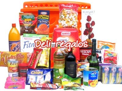 Cesta Deluxe de alimentos | regalos peru | Regalos Peru Delivery | Regalos de Peru - Cod:CNT27