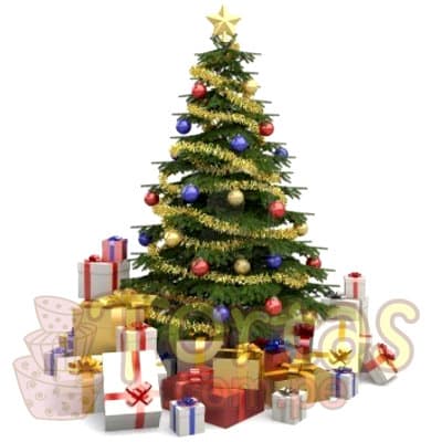 Desayunos Navideños | Arbol de Navidad con Adornos - Cod:DNV08