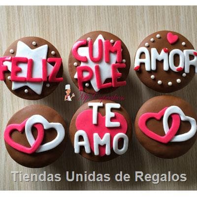 Regalos Delivery | Delivery lima | Cupcakes Cumple amor | Delivery Regalos - Cod:MCM05