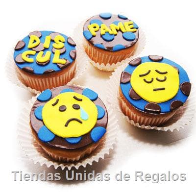 Cupcakes Disculpame | Regalos de Amor para Mujeres - Cod:MCM14