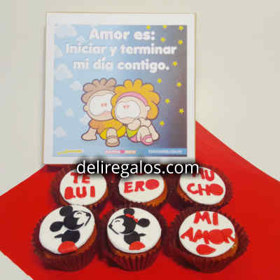 Regalos Delivery | Cupcakes Te Quiero Amor | Cupcakes Peru - Cod:MCM20
