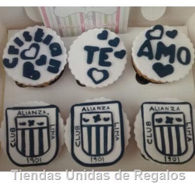 Cupcakes Alianza Lima | Regalos Cumpleaños delivery | Cupcake - Cod:MCM21