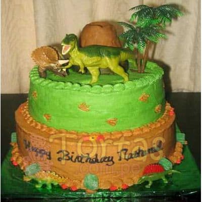 A Per� Dinosaurios Tortas | Torta en forma de Dinosaurio 