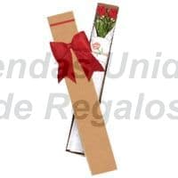 Caja con Rosas Importadas | Florerias en Peru - Cod:VAT21