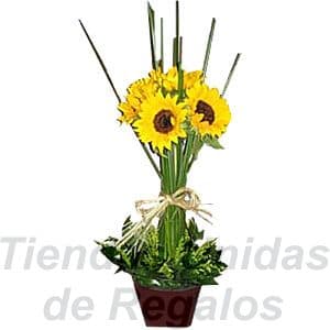 Arreglos de Girasoles | Arreglo con Girasoles | Arreglos florales con Girasoles - Cod:XGR03
