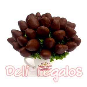 Arreglo de Frutas con Fresas bañadas en chocolate | Frutas con Chocolate - Cod:ACI04