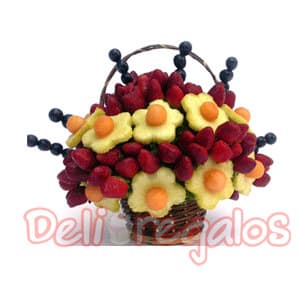 Canasta de Frutas para Regalar | Frutero especial en Cesta - Cod:ACI09