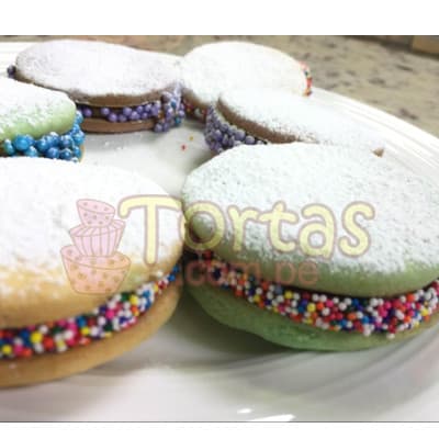 Alfajores con grageas especiales Delivery Lima - Cod:ALD14