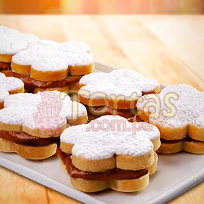 La Casa del Alfajor | Alfajores con Tema de Flores - Cod:ALD25
