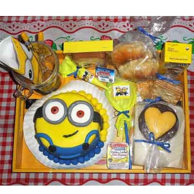 Desayunos Temáticos Delivery Lima | Desayuno Minions Personalizado - Cod:AMB05