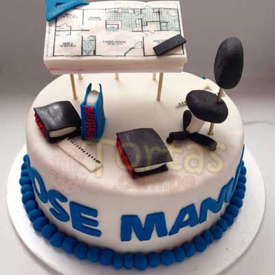 Torta Mesa de Dibujo | Torta Ingeniera Civil - Cod:ARQ14
