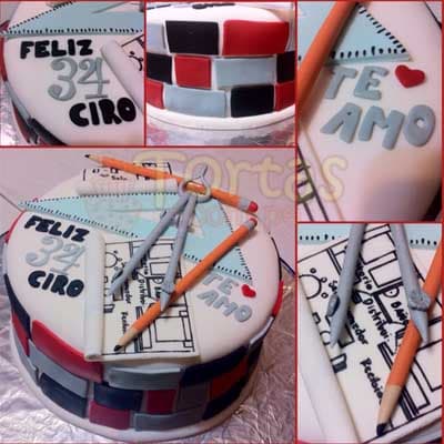 Torta de Arquitectos | Torta para Arquitecto - Cod:ARQ18