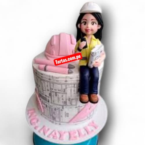 Torta con Muñeca en 3d Delivery lima - Cod:ARQ24