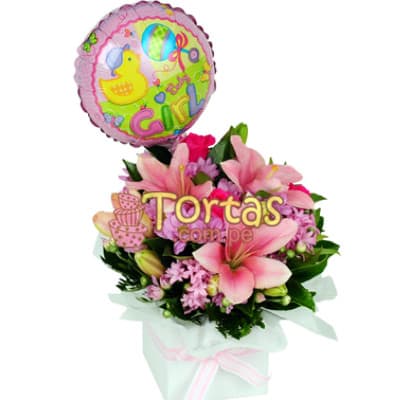 Arreglos Florales para Bebes con servicio de Delivery a domicilio Regalos