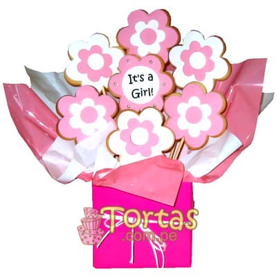 Galletas Decoradas Delivery | Galletas Decoradas para Bebita - Cod:BBG08