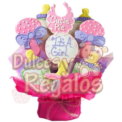 Galletas personalizadas niña - Cod:BBS15