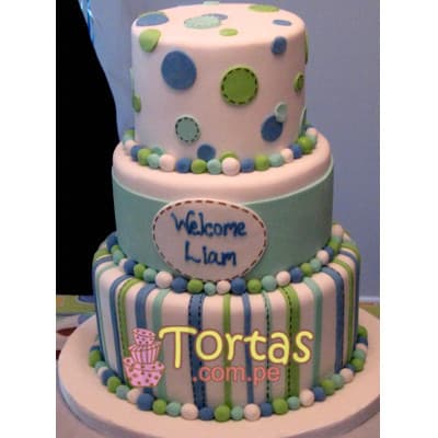 Tortas para Baby Shower | Torba para Recien Nacido - Cod:BBT01