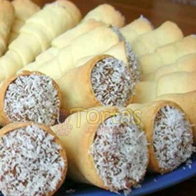Bocaditos Dulces | Dulces y Bocaditos | Conitos con Manjar x 100 - Cod:BDT12