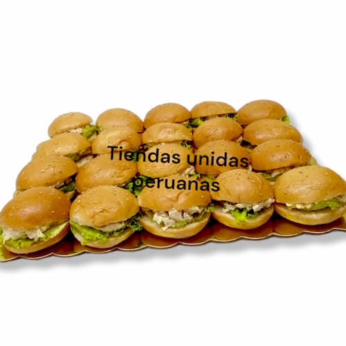 20 petitpans con pollo  - Cod:BDU11