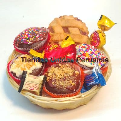 Cesta de Chocolates - Delivery de Regalos Lima Peru - Cod:CHJ09