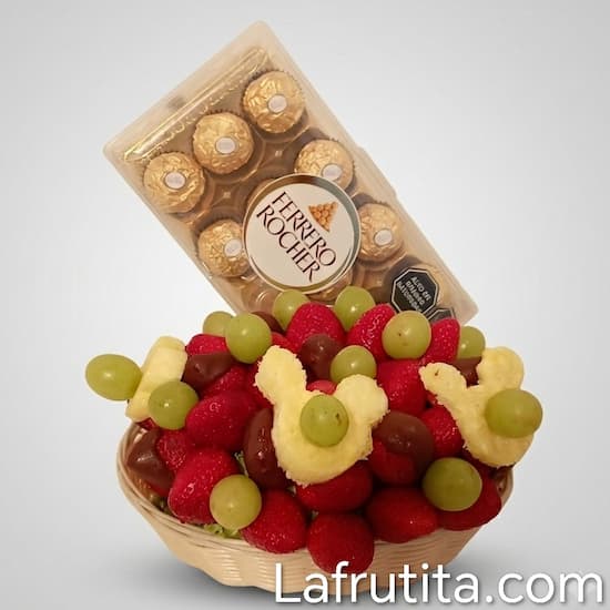 Ferrero Rocher x 12 Bombones: fresas orgánicas y frutas delivery - Cod:CHN17