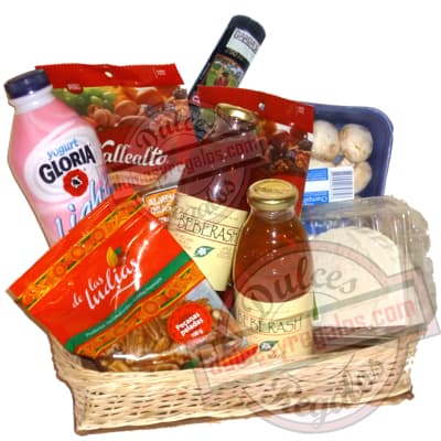 Canasta para regalar Fitness | Canasta para Regalo Light - Cod:CNJ01