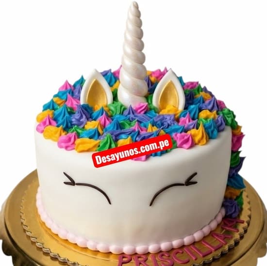 Torta unicornio Lima pasteles delivery creativo - Cod:COR16