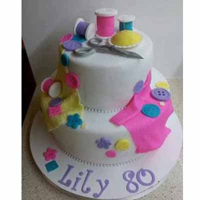 Torta de costura | Torta Diseño de Moda - Cod:CST11