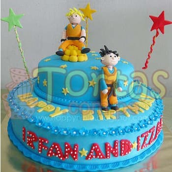 Tortas de Dragon ball | Torta Dragon Ball - Cod:DBC01
