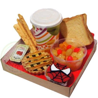 Desayuno Hombre Arana | Desayuno spiderman | Desayunos a domicilio - Cod:DGA03