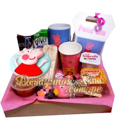 Desayunos especiales para niñas Peppa Delivery - Cod:DNN02