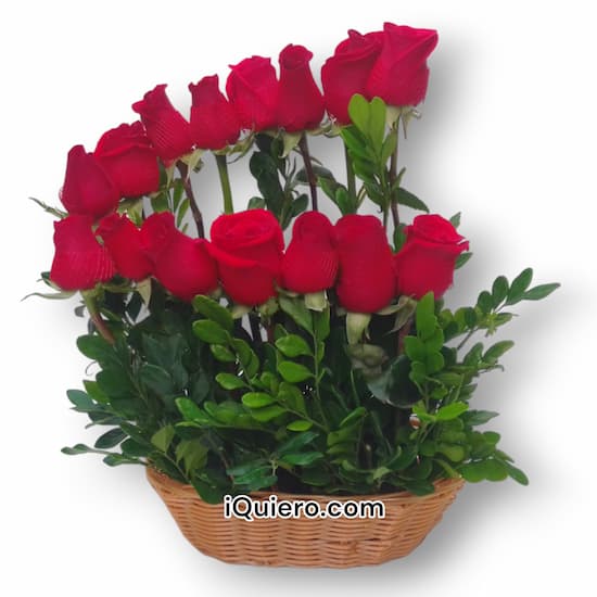 Arreglo de 16 Rosas Importadas a Domicilio - Cod:ARL03