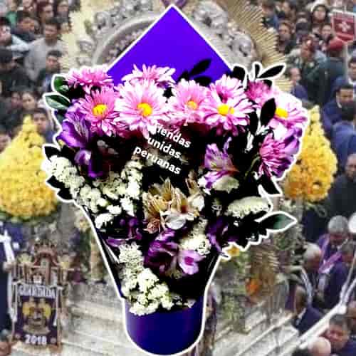 Ramo Señor de los milagros - Arreglos para el altar del señor de los Milagros - Cod:VAT08