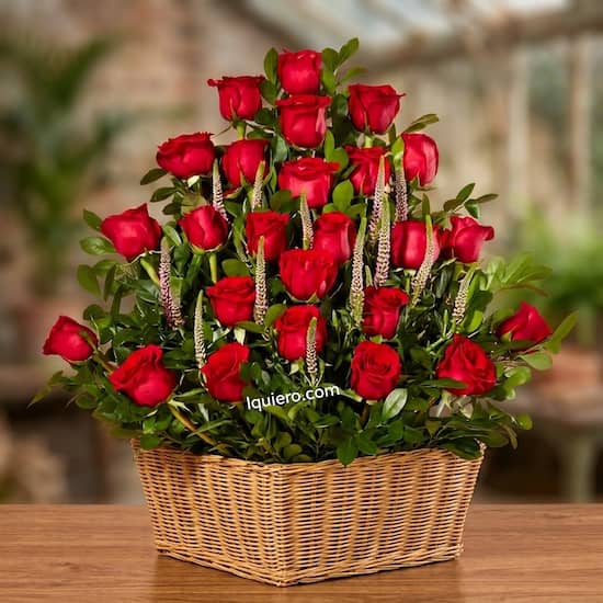 Arreglo Deluxe de Rosas Importadas Elegancia y Distinción Floral - Cod:END02