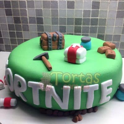 Torta Fortnite para el - Pastel Artistico con delivery a Chaclacayo