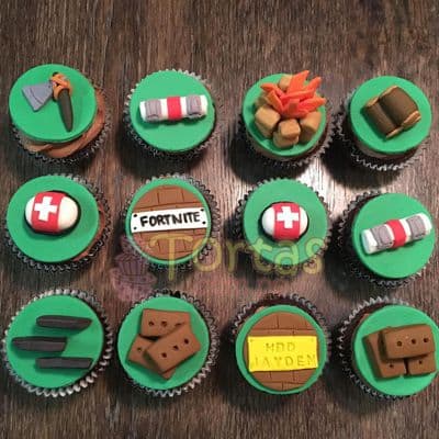 Cupcakes Fornite Especial | imágenes de Fortnite | Diseños de tortas