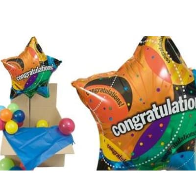 Globos con Helio en Caja - Delivery de regalos con globos Lurin - Cod:GBH03