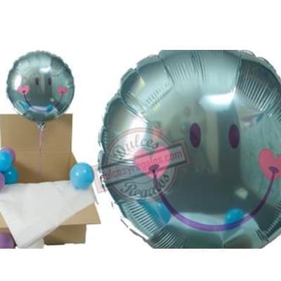 Regalos Peru - Globo Grande con Helio en Caja Delivery Los Olivos - Cod:GBH06