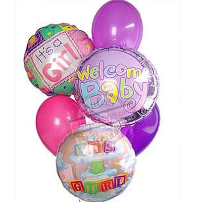 Envio de Regalos Pack Bouquet de Globos Especiales | Bouquet de Globo Es niña - Whatsapp: 980660044
