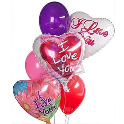 Pack Bouquet de Globos Especiales | Bouquet de globos Te amo - Cod:GBH40