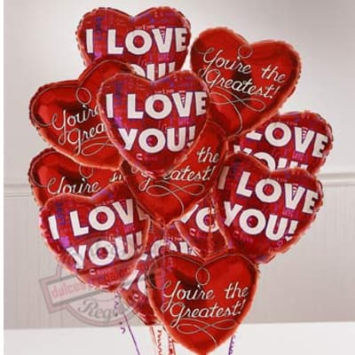 Globilandia | Bouquets de Globos | Bouquet de globo i Love You - Cod:GBH44