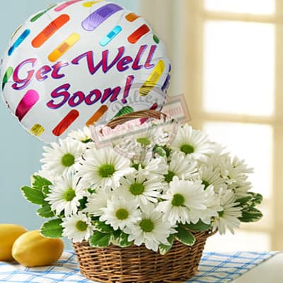 Arreglo Florales con Globos Delivery Lima Peru - Cod:GBH27