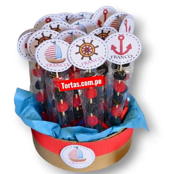 Brochetas de frutas personalizadas en Lima: frescura y sabor único - Cod:GLA06