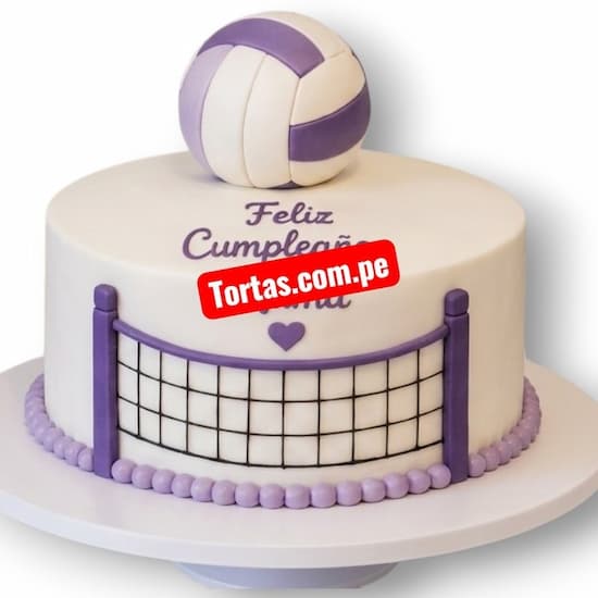 Torta Pelota de Vóley Delivery Temático en Lima - Cod:GSM16
