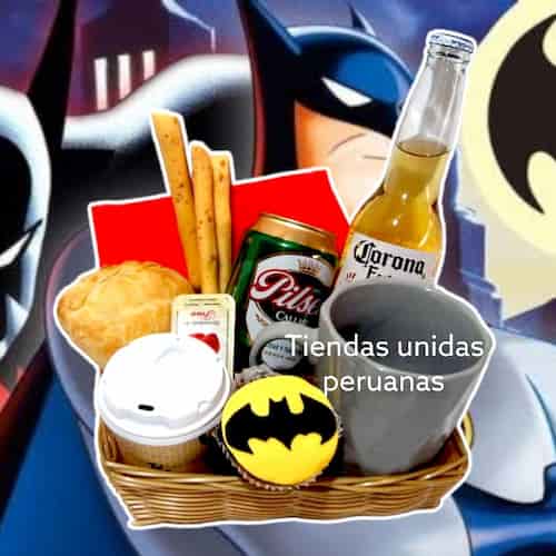 Arreglos con licores para hombres Batman - Cod:GVT15