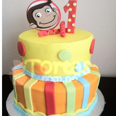 Torta Jorge el Curioso | Cumpleaños de jorge el curioso | Torta Jorge El curioso - Cod:JMC01