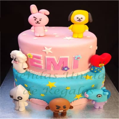 Torta Kpop 2 | Kpop Cakes | Tortas Coreanas - Cod:KPO11