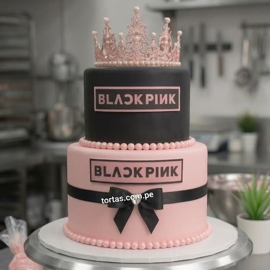 Torta Personalizada Blackpink Perú | Diseño Exclusivo para Fans - Cod:KPO28